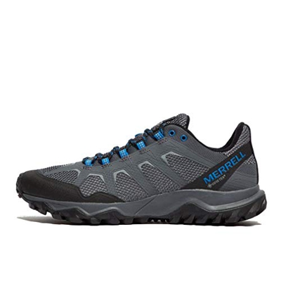 MERRELL Fiery GTX, Zapatillas Tiempo Libre y Senderismo Hombre, Turbulence (Gris), 47 EU