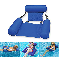Faffooz Hamaca Inflable, Hamaca de Agua, Hamaca Flotante, Plegable Silla de Piscina, Sillón portátil, Tumbona Hinchable Colchoneta Hinchable Flotador  características