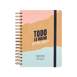 Mr. Wonderful Agenda clásica 2021-2022 Día por página - Todo lo bueno que me espera, Multicolor características