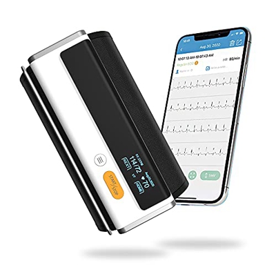 ViATOM Armfit Plus Tensiómetro de Brazo Digital Bluetooth con Electrocardiograma, Brazalete del Brazo Superior, Monitor Inalámbrico de Salud Cardíaca 