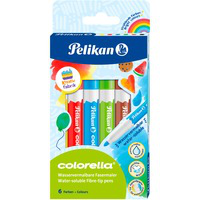 Colorella rotulador Negro, Azul, Marrón, Verde, Rojo, Amarillo 6 pieza(s), Lápiz características