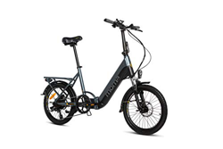 Moma Bikes Bicicleta Electrica Plegabe Ebike 20PRO, Aluminio, Shimano 7V, Batería Litio integrada y extraible 48V 13Ah características