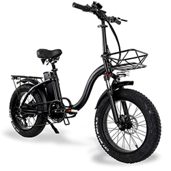 Bicicleta Plegable Eléctrica Neumático Gordo 20"* 4" con Batería De Iones De Litio De 48V 15Ah, 750W Bicicleta De Montaña De Ciudad De Largo Alcance precio