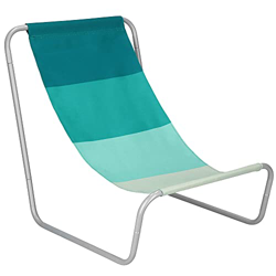 SPRINGOS Tumbona de playa compacta con bolsa de transporte, plegable, tamaño: 50 x 60 x 52 cm, con tela Superstar entre las sillas de playa (verde) en oferta
