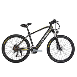 GTWO G2 Bicicleta eléctrica de 27.5 Pulgadas 350W Bicicleta de montaña 48V 9.6Ah Batería de Litio extraíble 5 Pas Freno de Disco Delantero y Trasero ( en oferta