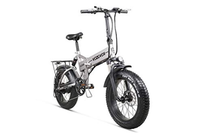 VOZCVOX Bicicleta de montaña eléctrica 26 Pulgadas Rueda Plegable Ebike500W 48V 12.8AH Suspensión Completa Ebike,City para Adultos/Hombres/Mujeres
