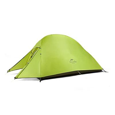 Naturehike Cloud up 2 Tienda de la Mochila Tienda de Campaña Ligera Estupenda Doble de la Tienda con el Poste de la Aleación de Aluminio 7001 (20D Ver