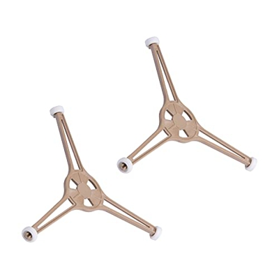 DEXIDUO 1 paquete de soporte para discos giratorio para microondas, microondas universal con soporte para discos de 24,5 cm con tres brazos