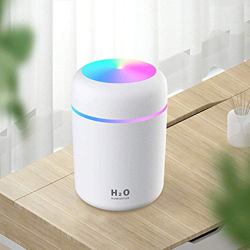 300ml Humidificador,mini Humidificador Para Coche,difusor De Aroma Iluminación De Ambiente Colorido Difusor De Aroma,para El Hogar,oficina,dormitorio， precio