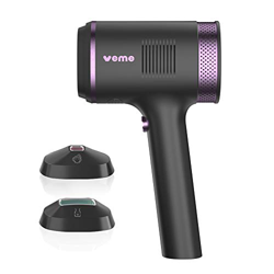 VEME Kyanite Depiladora Luz Pulsada para la Depilación Permanente del Vello Visible en Casa con 2 Cabezales para Cuerpo, Bikini, Axilas y Cara en oferta