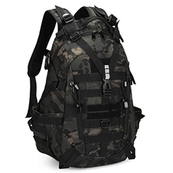 25L/35L Mochila Táctica Militar,Mochila de Asalto Molle Mochila Impermeable de Combate Unisex Bolsa de Emergencia para Caza Caminar Senderismo y Activ características