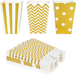 Caja de Palomitas de maíz,Cajas de Palomitas de maíz, contenedor de cartón para Dulces Cajas de Palomitas de maíz 36 Bolsas de Papel para Palomitas de precio