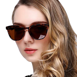 KANASTAL Gafas de Sol Mujer Polarizadas Clásicas Vintage Retro con Protección UV400 de Moda Señora Marrón características
