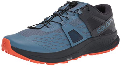 SALOMON Ultra/Pro, Zapatillas de Trail Running Hombre, Copen Blue/India Ink/Red Orange, 42 2/3 EU