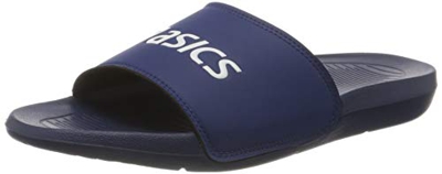 Asics AS003, Slide Sandal Unisex Adulto, Indigo Blue/White, 42.5 EU