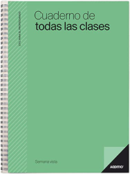 Additio P222 Cuaderno de Todas las Clases SV Evaluación + Planificación Semanal Verde características
