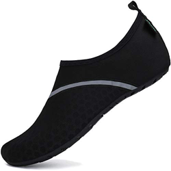 SAGUARO Hombre Mujer Zapatos de Agua Playa Escarpines Zapatillas de Deportes Acuáticos Buceo Surf Snorkel Yoga Piscina, Negro 40/41 características