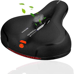Asiento para Bicicleta, Sillín de Gel Suave Transpirable con Doble Absorción de Impactos para Bicicleta de Montaña, Bicicleta de Carretera, Bicicleta  precio