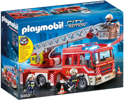 PLAYMOBIL City Action Camión de Bomberos con Escalera, Luces y Sonido 5+ 9463 precio