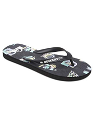 Quiksilver Molokai Island Pulse, Chanclas Hombre, Black Grey Black, 45 EU precio
