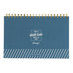Mr Wonderful Planificador semanal - Voy a darlo todo todos los días, Multicolor en oferta