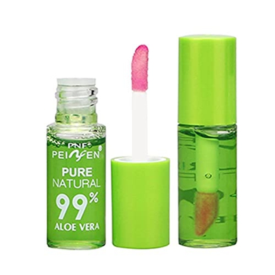 Paquete de 3 lápices labiales naturales de aloe vera voluminizador de labios bálsamo brillo de labios cambio de color líquido para rellenar esmalte hi