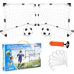 Dreamon Juego de 2 Puertas de Fútbol Infantil Portería de Fútbol y Bolas interactiva Juguete para Niños características