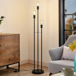 Lindby Fefy lámpara de pie, 3 luces en oferta