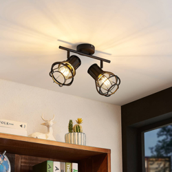 Lindby Nurja foco de techo, 2 luces precio