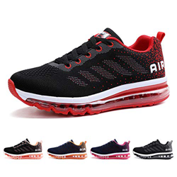 Air Zapatillas de Running para Hombre Mujer Deporte Zapatillas de Trail Deportivas Ligero Fitness Gym Zapatos para Casual Gimnasio Correr Sneakers Ath en oferta