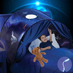 Mgee Tienda de Cama Infantil, Tiendas de Ensueño, Pop up Tienda, Carpa Juego Plegable Mágica para Niños, Regalos De Cumpleaños (B-Espacio) características
