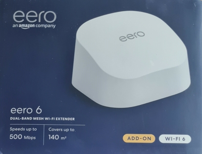 Amazon Eero 6 Dual Band Wi-Fi Wlan-Mesh Amplificador 500Mbit/S 140m ² Nuevo