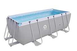 Jilong Suelo Piscina Rectangular con Estructura, 2343 Liters, Gris, 400 x 207 x 122 cm características