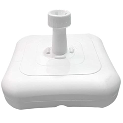 Acan Soler - Base para sombrilla rellenable, de plástico Blanco, 36 x 36 x 10 cm características