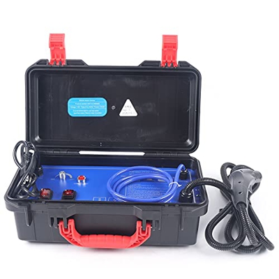 Limpiador a vapor de alta presión, limpiador a vapor eléctrico, máquina de limpieza a vapor doméstico, pequeño limpiador a vapor portátil, versátil, 3