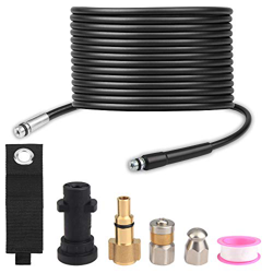 EAWONGEE Kit de limpieza de manguera de drenaje con boquilla de chorro y boquilla giratoria para Karcher Karcher K2 K3 K4 K5 K6 K7 Series y LAVOR lava precio