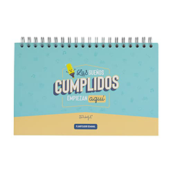 Mr Wonderful Planificador semanal - Los sueños cumplidos empiezan aquí, Multicolor características