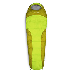 Lumaland Outdoor Saco de Dormir, ca. 230 x 80 cm, Bolsa de Transporte incluida, ca. 50 x 25 cm, Verde Oliva en oferta