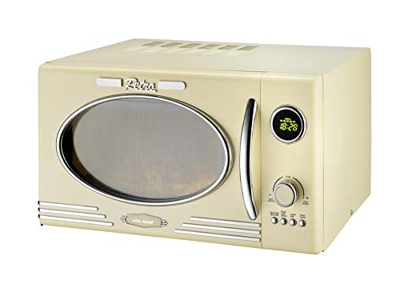 Team Kalorik TKG MW 2500 DG - Microondas con pantalla LED, 900 – 1000 W, metal, cristal, color crema