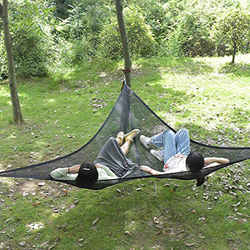 Hammock Triángulo Grande | Hamaca de camping | Multipersona Hammock portátil Hanging Chair Seat para patio trasero, terraza, jardín, camping, viajes,  precio