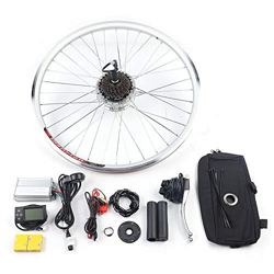 OUKANING Kit de conversión E Bike 26"Kit de conversión de Motor de Cubo de Rueda Trasera para Bicicleta eléctrica con Pantalla LCD 36V 250W precio