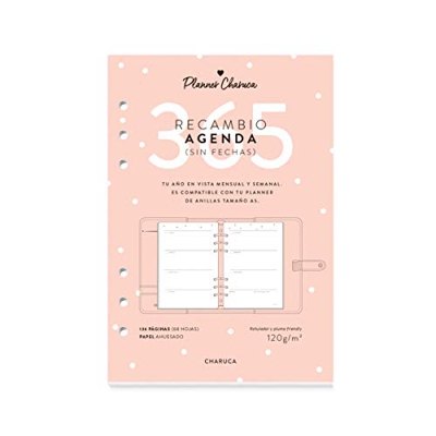 Recambio Agenda sin fechas. A5