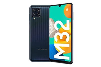 Samsung Smartphone Galaxy M32 con Pantalla Infinity-U FHD sAMOLED de 6,4 Pulgadas, 6 GB de RAM y 128 GB de Memoria Interna Ampliable, Batería de 5000 