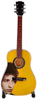MINIATURA GUITARRA ACUSTICA BOB DYLAN MGT-7092 GIBSON MADERA REGALO MUSICAL ROCKMUSIC
