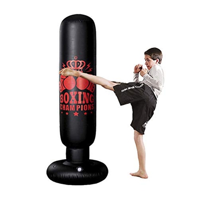 Saco de boxeo para niños 160 cm, saco adultos, independiente MMA Boxpartner Boxing Trainer Heavy Duty con ventosa principiantes, profesionales, jóvene