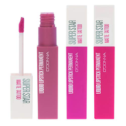 Lote Cia&Co 3 x Super Star Matte ROJOS I - Barra de Labios Liquida Mate Tatto Permanente (Colores ROJOS I - Lote MY-05) precio