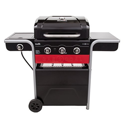 Char-Broil gas2coal 3-burner LP Gas y híbrida con grill de carbón, color negro