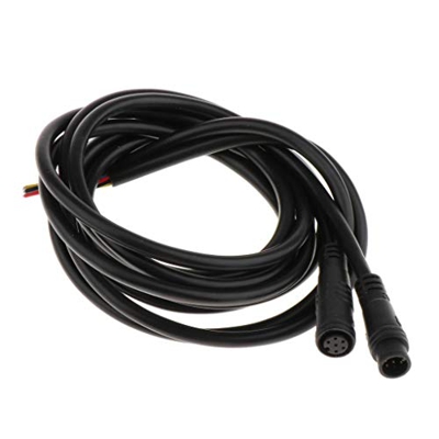 FITYLE Cable de extensión E-Bike 2pin 3pin 5pin 6pin Macho Hembra Extensor de Cable con Conector de Enchufe de Resistencia al Agua - 6 Pin