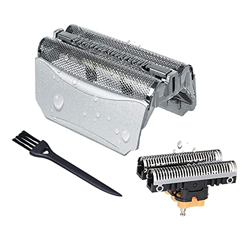 Poweka 51S - Cabezal de repuesto para maquinilla de afeitar Braun Series 5 51S, color plateado en oferta