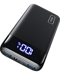 INIU Power Bank, 20000mAh 20W PD3.0 QC4.0 Carga Rápida Bateria Portatil, 3A Salidas Bateria Externa 20000mAh con Pantalla LED & Linterna para iPhone 1 características